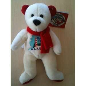   Pole Alaska Beanie Bear From the Santa Claus House Toys & Games