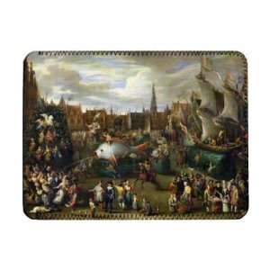  A Festival at Antwerp (oil on canvas) by   iPad Cover 