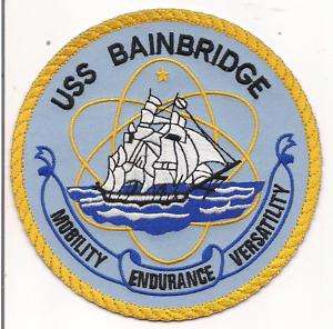 US Navy DLGN 25 USS Bainbridge Patch  