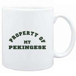  Mug White  PROPERTY OF MY Pekingese  Dogs Sports 