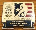 Torino 2006 Olympic Pin USA Ice Hockey Team  