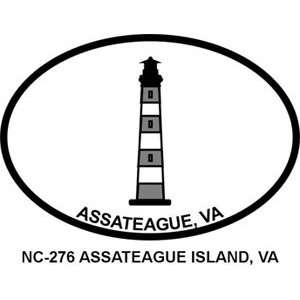  ASSATEAGUE ISLAND VA Personalized Sticker Automotive