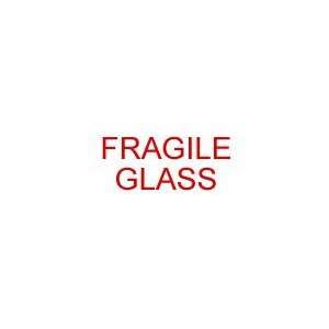  FRAGILE GLASS Rubber Stamp for mail use self inking 