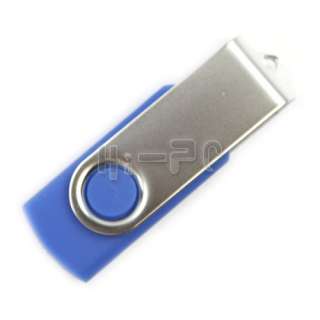 LOT 100 1GB USB 2.0 Flash Drive Thumb Swivel Blue 1GB  