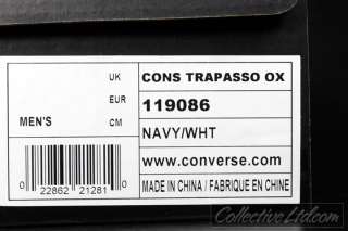 CONS Converse Trapasso Ox cts NAVY BLUE skate 7  