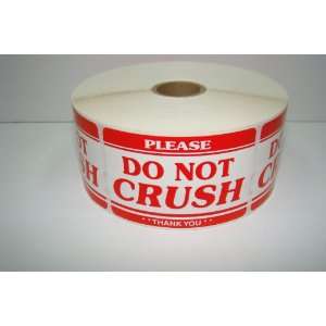   500 2x3 Fragile DO NOT CRUSH Shipping Labels Stickers