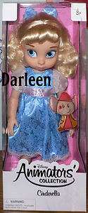 Disney ANIMATOR collection CINDERELLA 16 toddler doll  