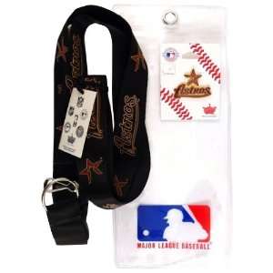  Houston Astros Lanyard with Ticket Holder and Logo Pin 
