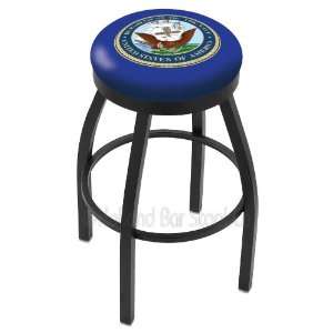  United States Navy 25 inch Swivel Bar Stool with Accent 