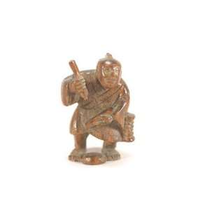  Netsuke Hardwood Carving