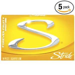 Stride Forever Fruit 42 Count Packages (Pack of 5)  