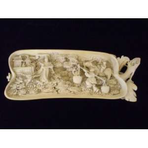  Chinese Ivory Relief 