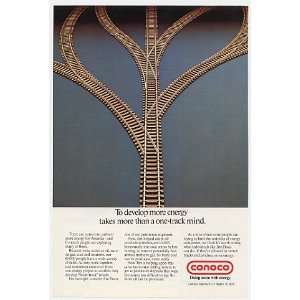   Conoco Energy More Than One Track Print Ad (11266)