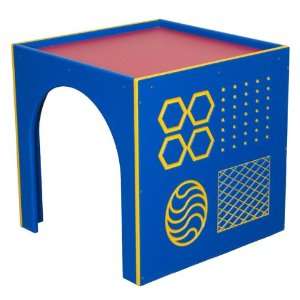  Outdoor Infant/Toddler Socialization Cube w/Texture Panel 