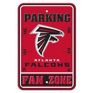  BSS   Atlanta Falcons NFL Plastic Parking Sign (Fan Zone 