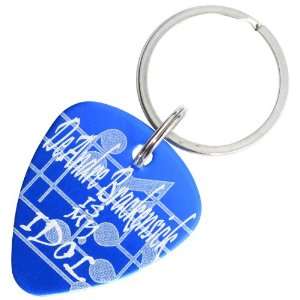  American Idol DeAndre Brackensick Guitar Pick Keychain 