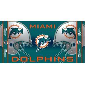 NFL Miami Dolphins Fiber Reactive Beach Towel  Sports 
