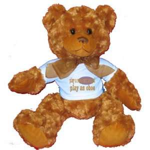  play a real instrument Play a oboe Plush Teddy Bear with 