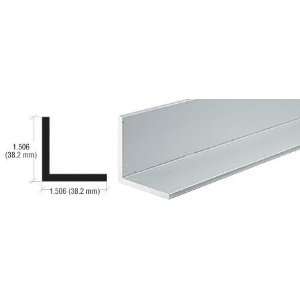 CRL Satin Anodized 1 1/2 Aluminum Angle Extrusion   12 ft long