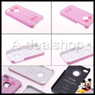 Korea VIVA Hard Back Case Cover for IPhone 4&4S NIB Disney Mini Mickey 