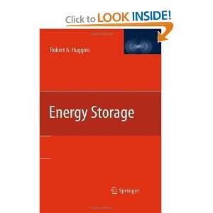  Energy Storage [Hardcover] Robert A. Huggins Books