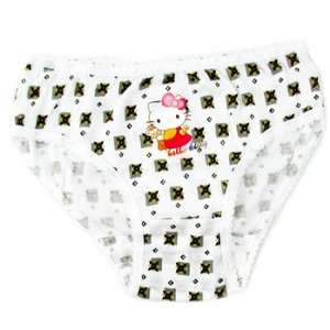  Hello Kitty Underwear White & Taupe/Teddy Bear Toys 