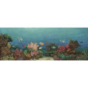 Undersea Oil Painting Wallpaper Mural Undersea Oil Painting Wallpaper 