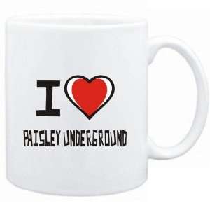  Mug White I love Paisley Underground  Music