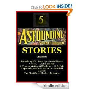 FIVE ASTOUNDING STORIES Various  Kindle Store
