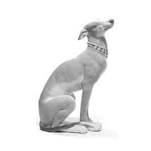    Lladro Porcelain Figurine Attentive Greyhound