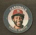 1985 OFFICIAL ST LOUIS CARDINALS SCORECARD OZZIE SMITH AND TOMMY HERR 
