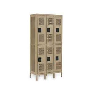 Storelogic 2HFL7 Unassembled Locker, Ventilated, W 36, D 18  