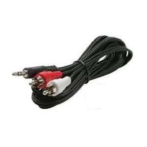   5mm Male to Dual RCA Male Stereo Audio Adapter Y Cable Electronics