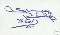 Steve Riddick signed autographed 3x5 card Olympian  