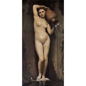   Auguste Dominique Ingres   24 x 50 inches   The Source