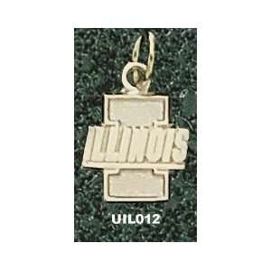  Univ Of Illinois I Iilinois 7/16 Charm/Pendant Sports 