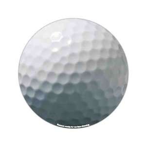  Golf Ball   Magnetic life like car sign, 5 3/4 dia 