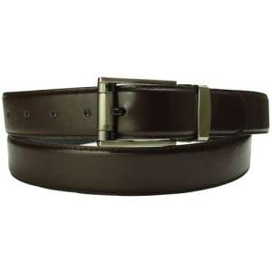 Mens reversible Leather Belt Dress belts   BLACK BROWN  