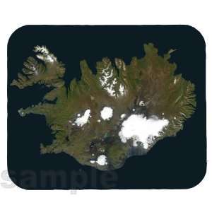  Iceland Satellite Map Mouse Pad 