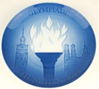 MUNICH OLYMPICS 1972 Bing & Grondahl COLLECTOR PLATE  