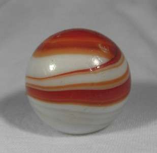 RARE HUGE PINCH PONTIL TRANSITIONAL MARBLE1 3/16 CAC or M.F 