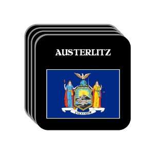  US State Flag   AUSTERLITZ, New York (NY) Set of 4 Mini 