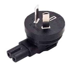  AS3112 Australia 2 prong plug to C7 2 prong receptacle 