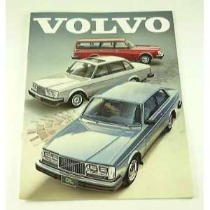  1981 81 VOLVO BROCHURE GLE GLT DL Diesel Bertone Coupe 