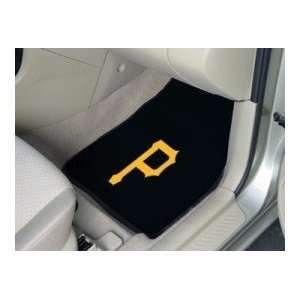    MLB Pittsburgh Pirates 2 Car  Auto Mat Set