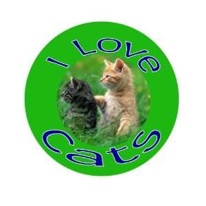  I Love Cats 1.25 Badge Pinback Button 