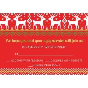  Ugly Sweater Response Cards