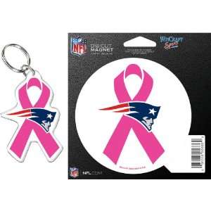  Wincraft New England Patriots Breast Cancer Awareness Auto 
