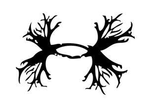 Under Armour Antler Logo Hunting Decal Custom Size/Color  