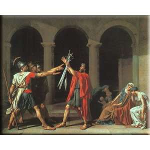  the Horatii 30x24 Streched Canvas Art by Tissot, James Jacques Joseph